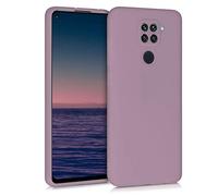 kwmobile Carcasa Compatible con Xiaomi Redmi Note 9 Funda - con Bordes elevados - Apto Carga inalámbrica - violteta Ciruela Mate