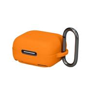 kwmobile Carcasa de Silicona Compatible con Anker Soundcore P30i - Funda para Cascos inalámbricos - Naranja