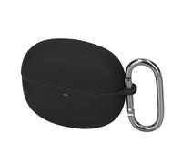 kwmobile Carcasa de Silicona Compatible con Baseus Bowie MC1 Open Ear - Funda para Cascos inalámbricos - Negro