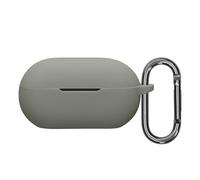 kwmobile Carcasa de Silicona Compatible con Beats Solo Buds - Funda para Cascos inalámbricos - Gris