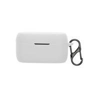 kwmobile Carcasa de Silicona Compatible con Jabra Evolve 2 Buds - Funda para Cascos inalámbricos - Blanco