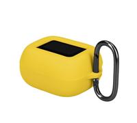 kwmobile Carcasa de Silicona Compatible con JBL Live Buds 4 / Beam 4 / Flex 4 - Funda para Cascos inalámbricos - Amarillo