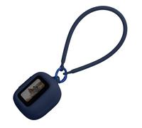 kwmobile Carcasa de Silicona Compatible con JBL Live Flex 3 / Live Buds 3 / Live Beam 3 Case - Funda para Cascos Inalámbricos con Correa de Mano Antipérdida - Azul Oscuro