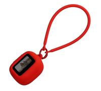 kwmobile Carcasa de Silicona Compatible con JBL Live Flex 3 / Live Buds 3 / Live Beam 3 Case - Funda para Cascos Inalámbricos con Correa de Mano Antipérdida - Rojo