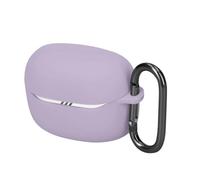 kwmobile Carcasa de Silicona Compatible con JBL Tune Beam 2 - Funda para Cascos inalámbricos - Lavanda Pastel