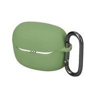 kwmobile Carcasa de Silicona Compatible con JBL Tune Beam 2 - Funda para Cascos inalámbricos - Verde Matcha