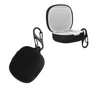 kwmobile Carcasa de Silicona Compatible con JBL Wave Flex/Wave Flex 2 - Funda para Cascos inalámbricos - Negro