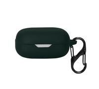 kwmobile Carcasa de Silicona Compatible con JBL Wave Flex/Wave Flex 2 - Funda para Cascos inalámbricos - Verde Oscuro