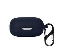 kwmobile Carcasa de Silicona Compatible con JBL Wave Flex/Wave Flex 2 - Funda para Cascos inalámbricos - Azul Oscuro