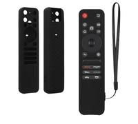 kwmobile Carcasa de Silicona Compatible con LG MR25GA Funda Mando a Distancia - Funda de Silicona Control Remoto - Negro