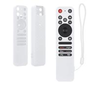 kwmobile Carcasa de Silicona Compatible con LG MR25GA Funda Mando a Distancia - Funda de Silicona Control Remoto - Blanco
