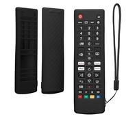 kwmobile Carcasa de Silicona Compatible con LG Smart TV AKB Funda Mando a Distancia - Funda de Silicona Control Remoto - Negro