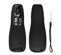 kwmobile Carcasa de silicona compatible con Logitech R 400 funda presentador inalambrico - Funda de silicona para pasador diaapostivas puntero laser - negro