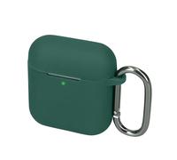 kwmobile Carcasa de Silicona Compatible con Marshall Minor IV/Minor 4 - Funda para Cascos inalámbricos - Verde Oscuro