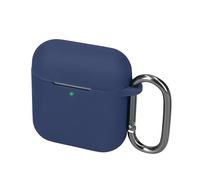 kwmobile Carcasa de Silicona Compatible con Marshall Minor IV/Minor 4 - Funda para Cascos inalámbricos - Azul Oscuro
