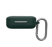 kwmobile Carcasa de Silicona Compatible con Realme Buds Air 7 - Funda para Cascos inalámbricos - Verde Oscuro