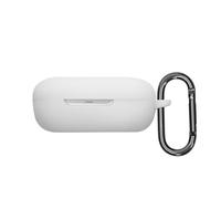 kwmobile Carcasa de Silicona Compatible con Shokz OpenFit 2+ T921 - Funda para Cascos inalámbricos - Blanco