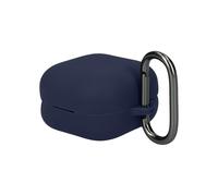 kwmobile Carcasa de Silicona Compatible con Sony LinkBuds Clip WF-LC900 - Funda para Cascos inalámbricos - Azul Oscuro