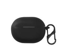 kwmobile Carcasa de Silicona Compatible con SoundPeats Engine 4 - Funda para Cascos inalámbricos - Negro