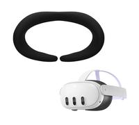 kwmobile Carcasa de Silicona para Gafas VR Compatibles con Lentes VR Meta Quest 3 funda - Cobertor RV - negro