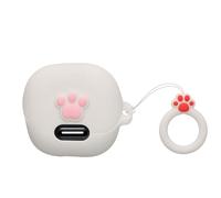 kwmobile Carcasa para Auriculares Compatible con Anker Soundcore Liberty 4 NC Funda - Carcasa Protectora de Silicona - con Gato