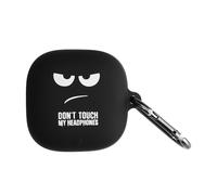 kwmobile Carcasa para Auriculares Compatible con Anker Soundcore Liberty 5 Funda - Carcasa Protectora de Silicona - Don't Touch my Headphones