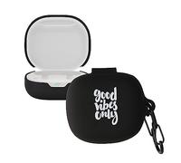 kwmobile Carcasa para Auriculares Compatible con JBL Wave 300 TWS Funda - Carcasa Protectora de Silicona - Good Vibes Only