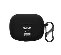 kwmobile Carcasa para Auriculares Compatible con JBL Wave Beam/Beam 2 / Wave 200TWS Funda - Carcasa Protectora de Silicona - Don't Touch my Headphones