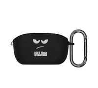 kwmobile Carcasa para Auriculares Compatible con JBL Wave Buds Funda - Carcasa Protectora de Silicona - Don't Touch my Headphones