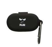 kwmobile Carcasa para Auriculares Compatible con OPPO Enco Buds 2 Pro Funda - Carcasa Protectora de Silicona - Don't Touch my Headphones