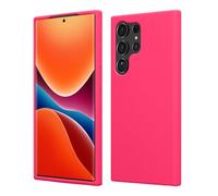 kwmobile Carcasa para Samsung Galaxy S23 Ultra Funda - Case TPU Silicona para Smartphone - Suave Protector antigolpes para móvil - Apto Carga inalámbrica - Rosa neón