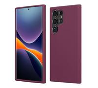 kwmobile Carcasa para Samsung Galaxy S23 Ultra Funda - Case TPU Silicona para Smartphone - Suave Protector antigolpes para móvil - Apto Carga inalámbrica - Violeta Burdeos