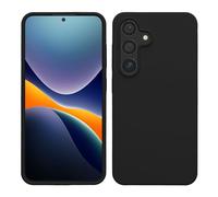 kwmobile Carcasa para Samsung Galaxy S24 Funda - Case TPU Silicona para Smartphone - Suave Protector antigolpes para móvil - Apto Carga inalámbrica - Negro