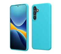 kwmobile Carcasa para Samsung Galaxy S24 Funda - Case TPU Silicona para Smartphone - Suave Protector antigolpes para móvil - Apto Carga inalámbrica - Glaciar Cool
