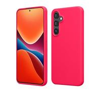 kwmobile Carcasa para Samsung Galaxy S24 Funda - Case TPU Silicona para Smartphone - Suave Protector antigolpes para móvil - Apto Carga inalámbrica - Rosa neón
