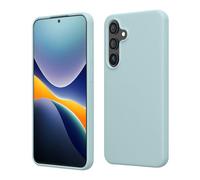 kwmobile Carcasa para Samsung Galaxy S24 Funda - Case TPU Silicona para Smartphone - Suave Protector antigolpes para móvil - Apto Carga inalámbrica - Menta Cool