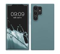 kwmobile Carcasa para Samsung Galaxy S24 Ultra Funda - Case TPU Silicona para Smartphone - Suave Protector antigolpes para móvil - Apto Carga inalámbrica - Piedra Antigua