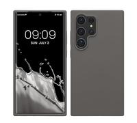 kwmobile Carcasa para Samsung Galaxy S24 Ultra Funda - Case TPU Silicona para Smartphone - Suave Protector antigolpes para móvil - Apto Carga inalámbrica - Polvo de Piedra