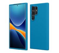 kwmobile Carcasa para Samsung Galaxy S24 Ultra Funda - Case TPU Silicona para Smartphone - Suave Protector antigolpes para móvil - Apto Carga inalámbrica - Azul océano