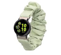 kwmobile Correa coletero compatible con Garmin vivoactive 6 / vivoactive 5 / active 5 - Scrunchy para reloj inteligente - verde grisáceo