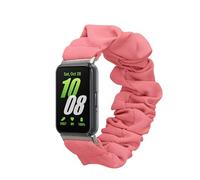 kwmobile Correa coletero compatible con Samsung Galaxy Fit 3 - Scrunchy para reloj inteligente - rosado suave