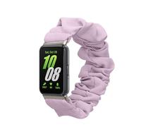 kwmobile Correa coletero compatible con Samsung Galaxy Fit 3 - Scrunchy para reloj inteligente - violeta