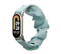 kwmobile Correa coletero compatible con Xiaomi Mi Band 10 / Mi Band 9/8 - Scrunchy para reloj inteligente - verde
