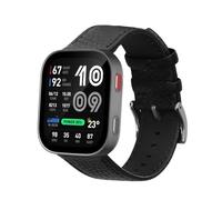 kwmobile Correa compatible con Amazfit Bip Max/Amazfit Bip 6 - Pulsera de piel auténtica