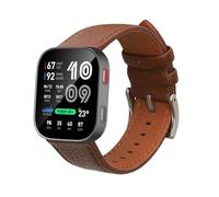 kwmobile Correa compatible con Amazfit Bip Max/Balance 3 / Active Max - Pulsera de piel auténtica