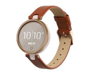 kwmobile Correa compatible con Garmin Lily Sport - Pulsera de piel auténtica
