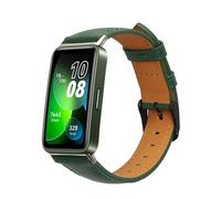 kwmobile Correa compatible con Huawei Band 10/9 / 8 - Pulsera de piel auténtica