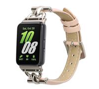 kwmobile Correa compatible con Samsung Galaxy Fit 3 - Pulsera de piel auténtica