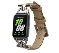 kwmobile Correa compatible con Samsung Galaxy Fit 3 - Pulsera de piel auténtica