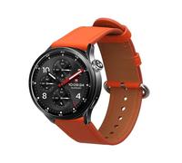 kwmobile Correa compatible con Xiaomi Watch S5 46mm - Pulsera de piel auténtica